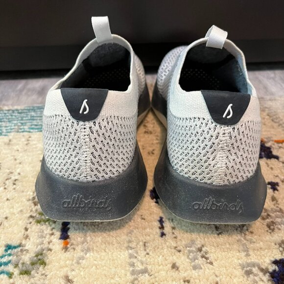 Allbirds Tree Dasher Relay W's Sneakers, Blizzard w/ Black Sole, Size 6.5 - Picture 8 of 10